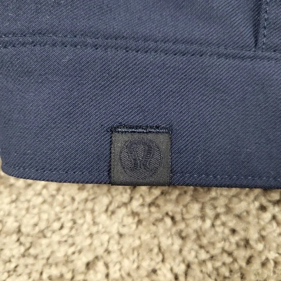 Lululemon Twill Utility Functional Field Jacket Mens XL Navy Blue Snap Front - Picture 6 of 10
